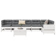 7 Piece Garden Sofa Set Solid Wood Douglas Fir