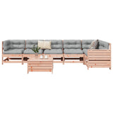 7 Piece Garden Sofa Set Solid Wood Douglas Fir