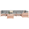 7 Piece Garden Sofa Set Solid Wood Douglas Fir