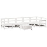 7 Piece Garden Sofa Set Solid Wood Pine
