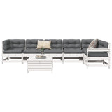 7 Piece Garden Sofa Set Solid Wood Pine