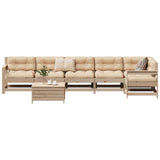 7 Piece Garden Sofa Set Impregnated Wood Pine