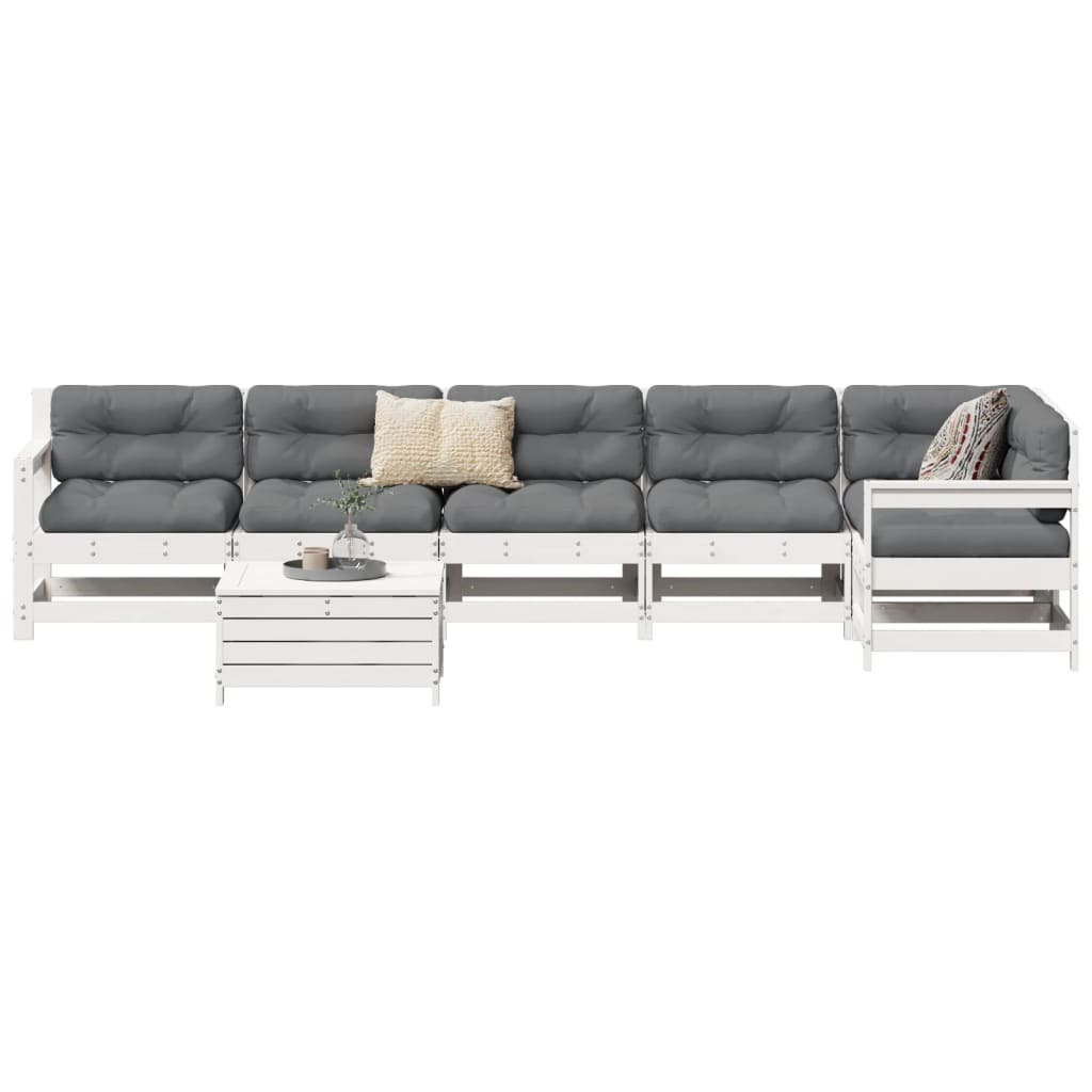 7 Piece Garden Sofa Set Impregnated Wood Pine