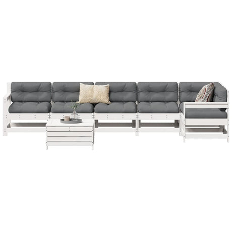 7 Piece Garden Sofa Set Impregnated Wood Pine