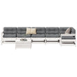 7 Piece Garden Sofa Set Solid Wood Douglas Fir