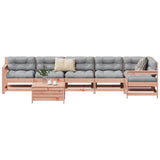 7 Piece Garden Sofa Set Solid Wood Douglas Fir