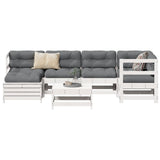 7 Piece Garden Sofa Set Solid Wood Pine