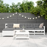 6 Piece Garden Sofa Set Solid Wood Pine