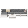 6 Piece Garden Sofa Set Solid Wood Pine