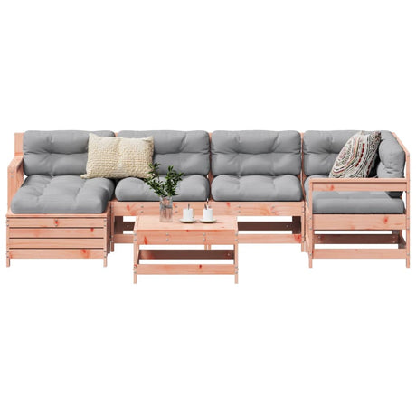 7 Piece Garden Sofa Set Impregnated Wood Pine