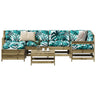 7 Piece Garden Sofa Set Impregnated Wood Pine