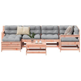 7 Piece Garden Sofa Set Solid Wood Pine