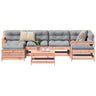 7 Piece Garden Sofa Set Solid Wood Pine