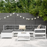 7 Piece Garden Sofa Set Solid Wood Pine