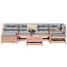 7 Piece Garden Sofa Set Solid Wood Pine