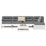 6 Piece Garden Sofa Set Impregnated Wood Pine
