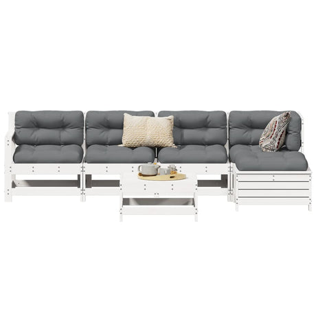 6 Piece Garden Sofa Set Impregnated Wood Pine