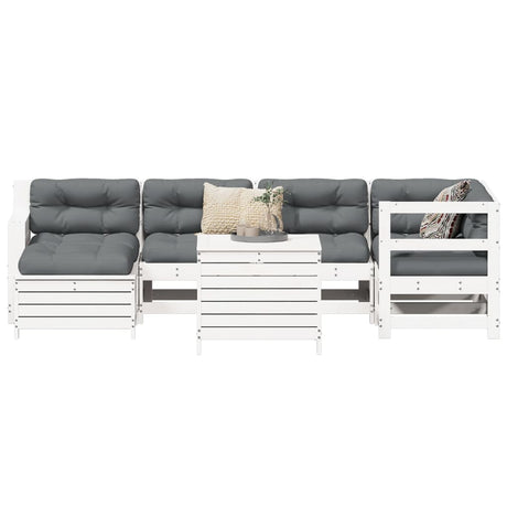 7 Piece Garden Sofa Set Impregnated Wood Pine