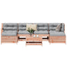 7 Piece Garden Sofa Set Solid Wood Pine