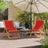 Folding Beach Chairs 2 Pcs White Fabric
