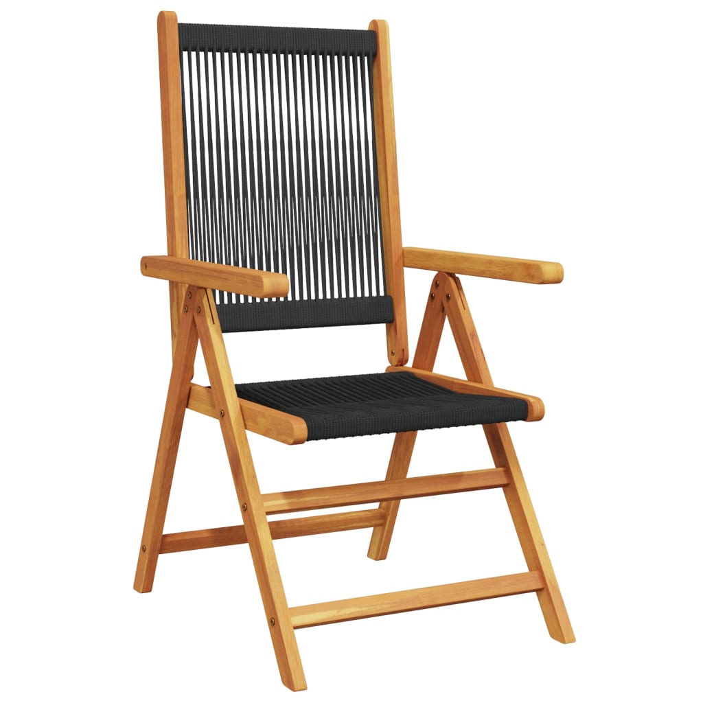 Reclining Garden Chairs 8 Pcs Solid Wood Acacia