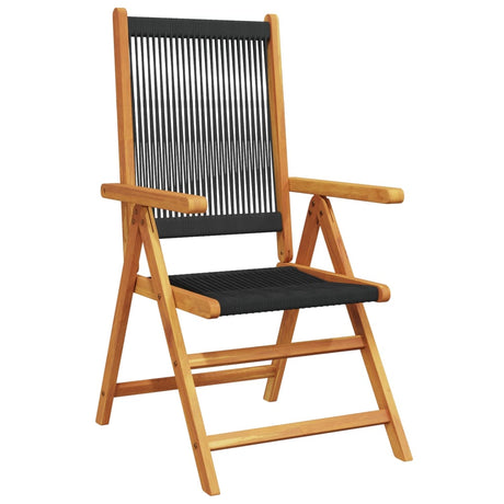 Reclining Garden Chairs 8 Pcs Solid Wood Acacia