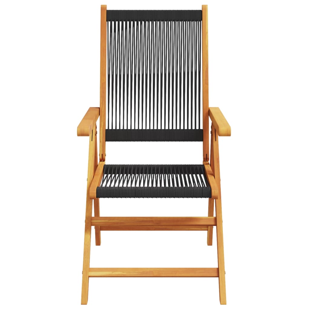Reclining Garden Chairs 8 Pcs Solid Wood Acacia