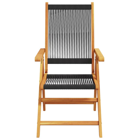 Reclining Garden Chairs 8 Pcs Solid Wood Acacia