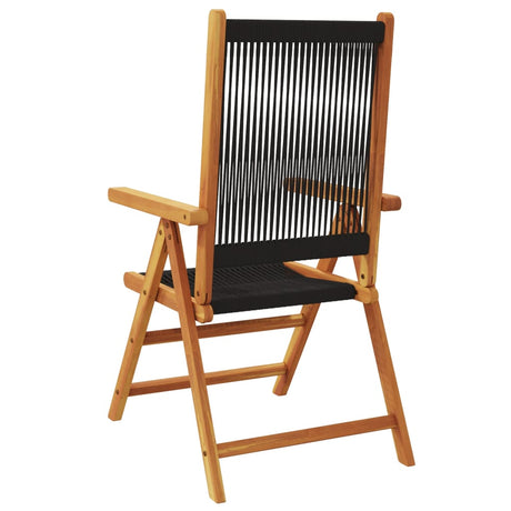 Reclining Garden Chairs 8 Pcs Solid Wood Acacia