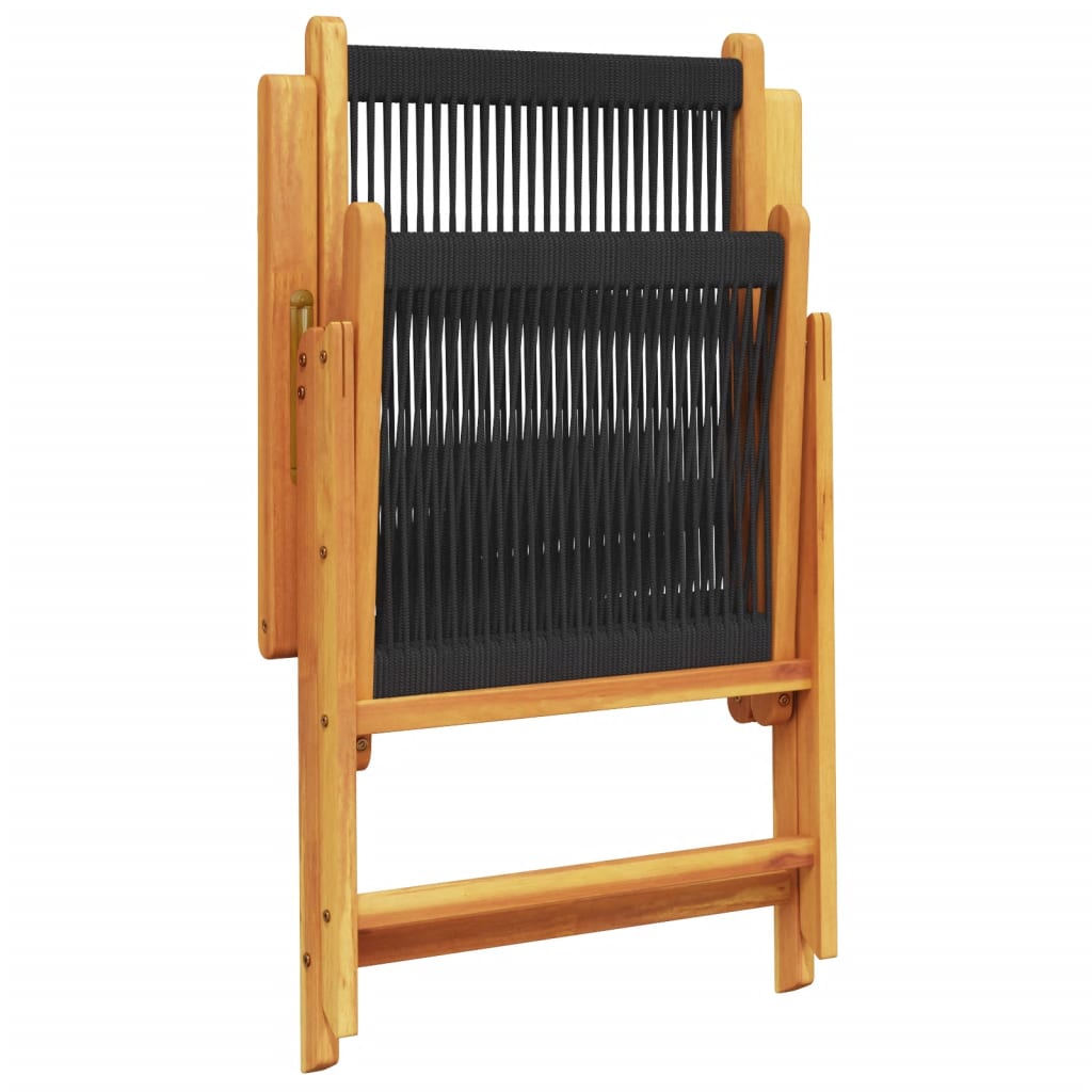 Reclining Garden Chairs 8 Pcs Solid Wood Acacia