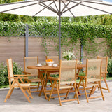 Reclining Garden Chairs 8 Pcs Solid Wood Acacia