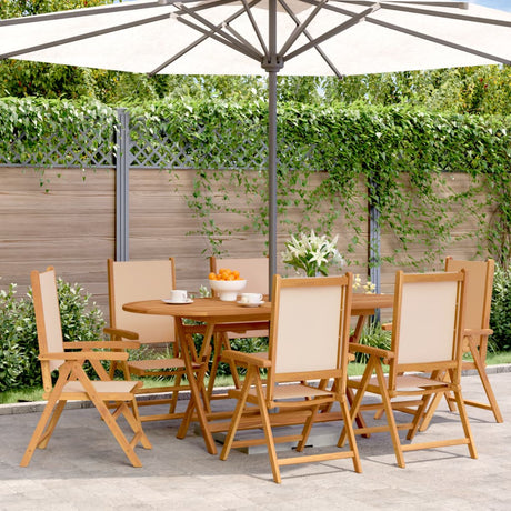 Garden Chairs 2 Pcs Solid Wood Acacia And Fabric
