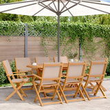 Garden Chairs 2 Pcs Solid Wood Acacia And Fabric