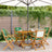 Garden Chairs 2 Pcs Solid Wood Acacia And Fabric