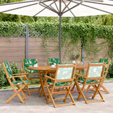 Garden Chairs 2 Pcs Solid Wood Acacia And Fabric