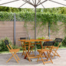 Bistro Chairs 2 Pcs Solid Wood Acacia And Poly Rattan