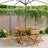 Bistro Chairs 2 Pcs Solid Wood Acacia And Poly Rattan