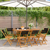 Bistro Chairs 2 Pcs Solid Wood Acacia And Rope