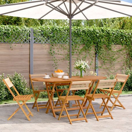 Bistro Chairs 2 Pcs Solid Wood Acacia And Rope