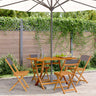 Bistro Chairs 2 Pcs Solid Wood Acacia And Fabric