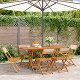 Bistro Chairs 2 Pcs Solid Wood Acacia And Fabric