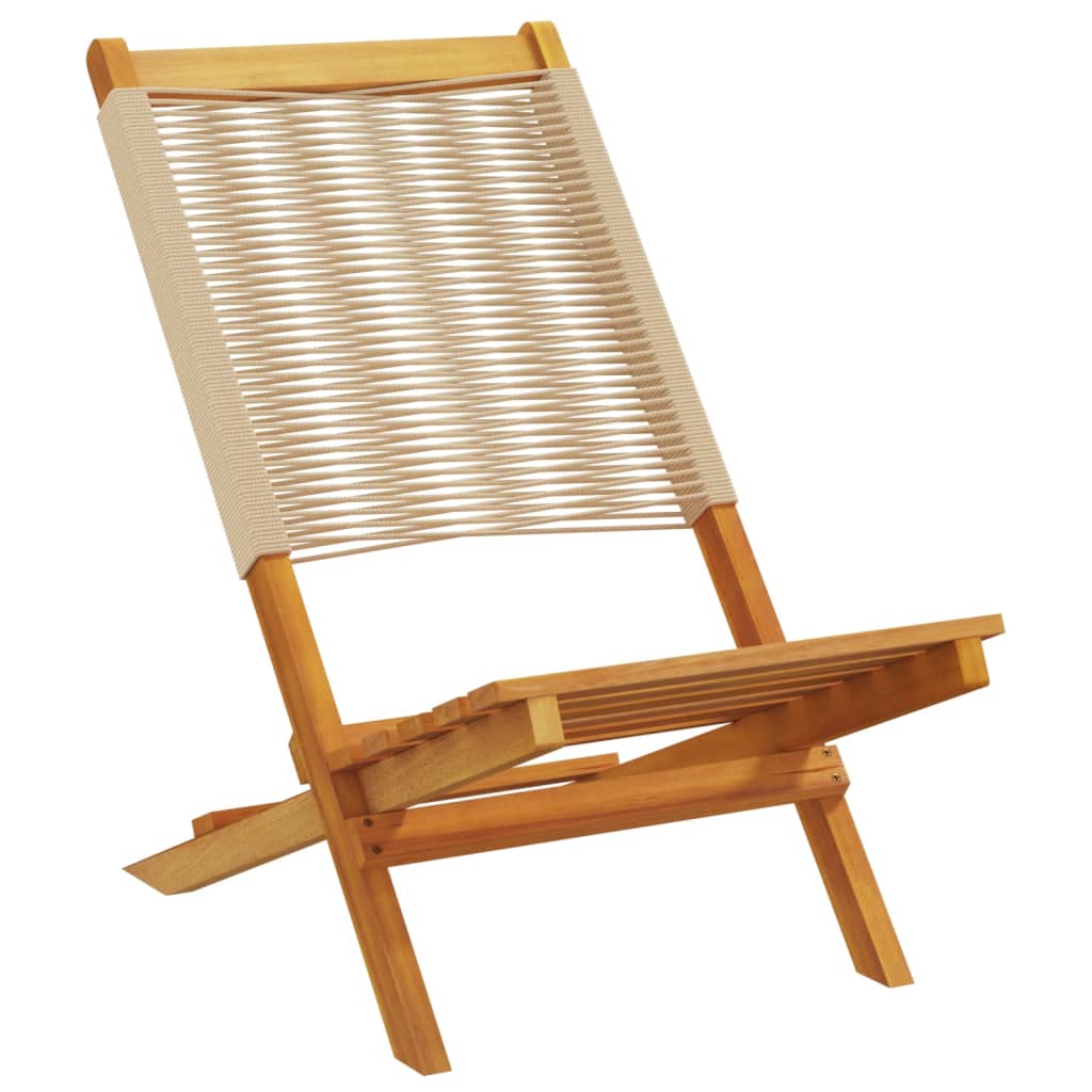 Folding Garden Chairs 6 Pcs Solid Wood Acacia