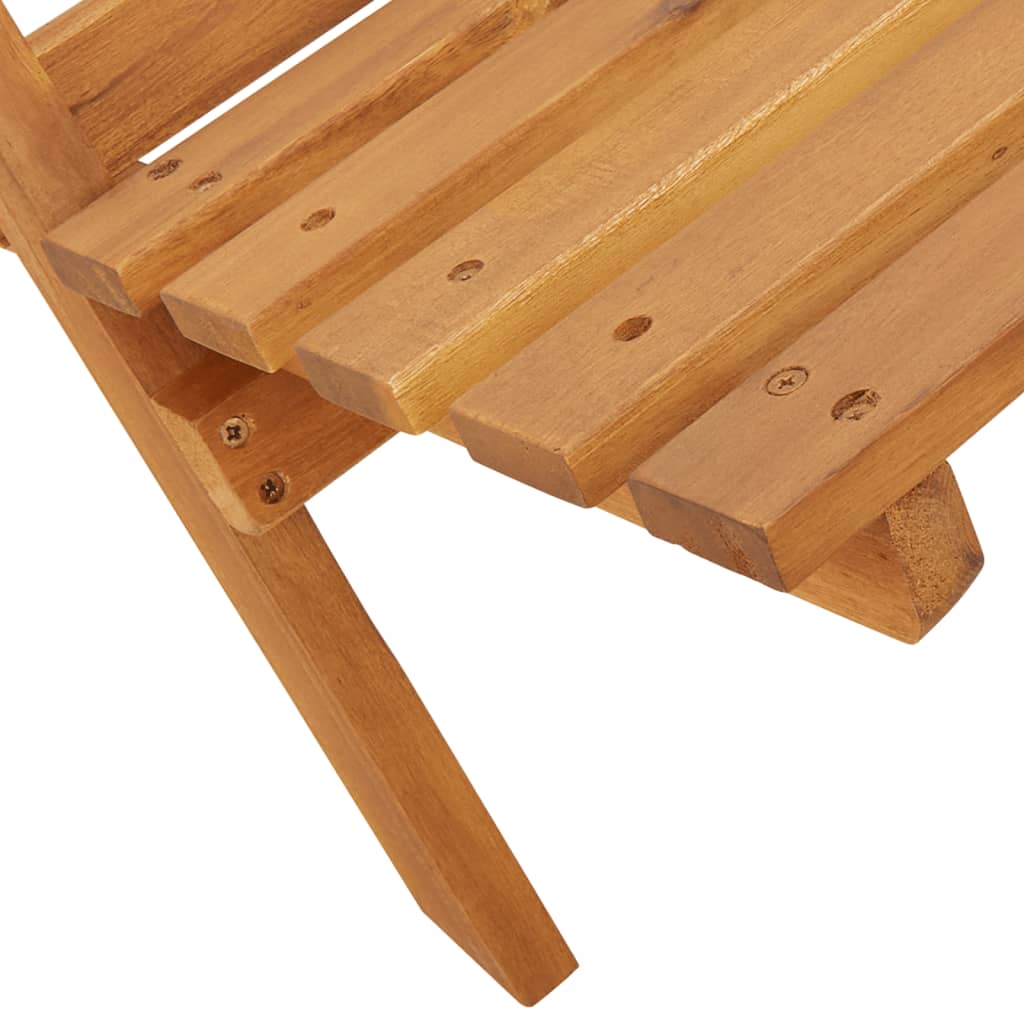 Folding Garden Chairs 6 Pcs Solid Wood Acacia
