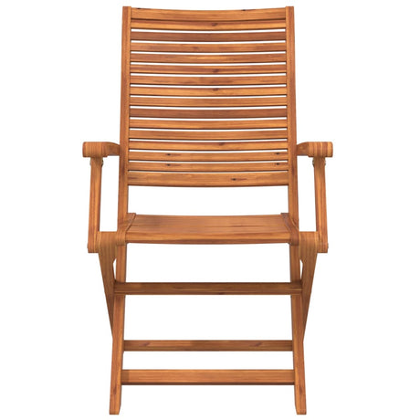 Folding Garden Chairs 4 Pcs 57X66X95 Cm Solid Wood Acacia