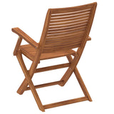 Folding Garden Chairs 4 Pcs 57X66X95 Cm Solid Wood Acacia