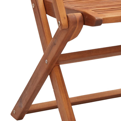 Folding Garden Chairs 4 Pcs 57X66X95 Cm Solid Wood Acacia