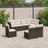 8 Piece Garden Sofa Set With Cushions Poly Rattan