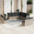 11 Piece Garden Sofa Set With Cushions Beige Poly Rattan