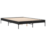 Bed Frame without Mattress Black 160x200 cm
