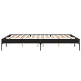 Bed Frame without Mattress Black 160x200 cm